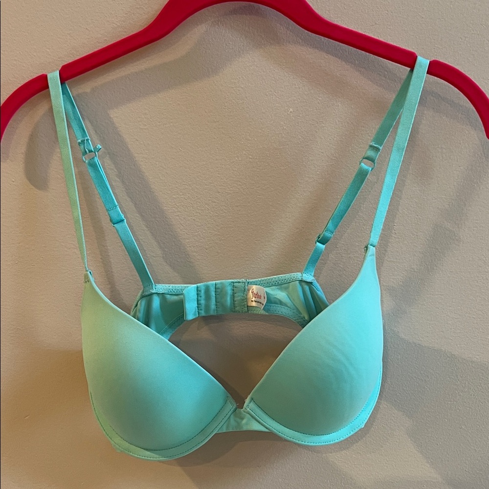 Flirtitude Aqua Padded Underwire Push-up Bra